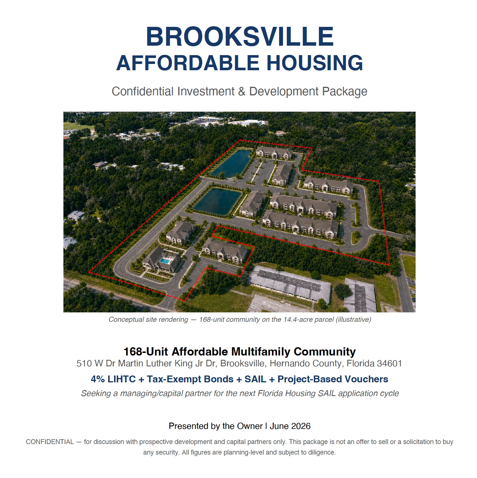 Preview page from Brooksville development package